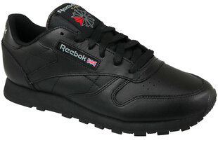 Classic leather reebok naiset black 3912 hinta ja tiedot | Naisten urheilu- ja vapaa-ajan kengät | hobbyhall.fi