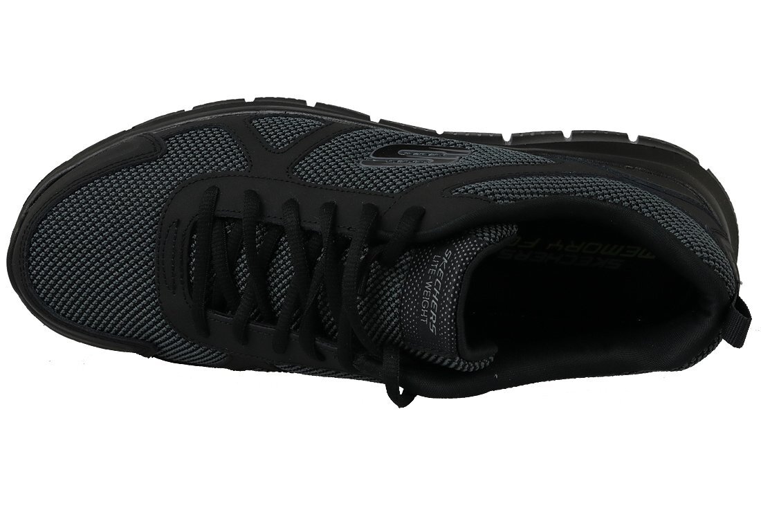 Track skechers miehet black 52630bbk hinta ja tiedot | Miesten urheilu- ja vapaa-ajan kengät | hobbyhall.fi