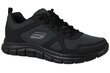 Track skechers miehet black 52630bbk hinta ja tiedot | Miesten urheilu- ja vapaa-ajan kengät | hobbyhall.fi