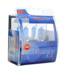 Auton polttimot M-Tech Powertec XenonBlue H8 12V, 2 kpl. hinta ja tiedot | Polttimot | hobbyhall.fi