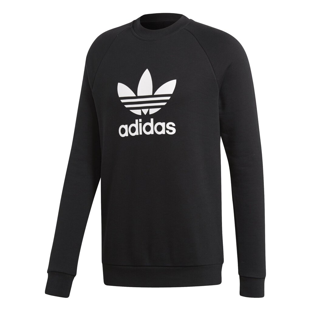 Trefoil crew adidas originals miehet black cw1235 hinta ja tiedot | Miesten puserot ja hupparit | hobbyhall.fi