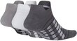 Nike Sukat WNK Dry Cush Low 3PR - Gfx Grey White hinta ja tiedot | Miesten sukat | hobbyhall.fi