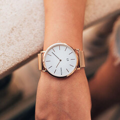 Naisten kello Millner Mayfair Rose Gold 39 mm hinta ja tiedot | Naisten kellot | hobbyhall.fi