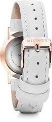 Naisten kello Millner Mini White Leather hinta ja tiedot | Naisten kellot | hobbyhall.fi