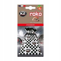 K2 Roko Race Tuoksupussi Mansikka hinta ja tiedot | Ilmanraikastimet autoon | hobbyhall.fi