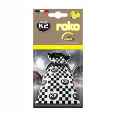 K2 Roko Race Lemon 25g Air Freshener K2 Roko Race Lemon 25g Air Freshener hinta ja tiedot | Ilmanraikastimet autoon | hobbyhall.fi