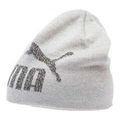 Puma Hattu Ess Logo Beanie J Grey hinta ja tiedot | Miesten hatut, huivit ja käsineet | hobbyhall.fi