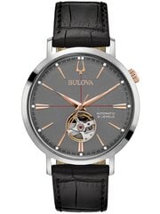 Miesten kello Bulova, musta 98A187 hinta ja tiedot | Bulova Muoti | hobbyhall.fi