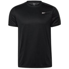 Miesten urheilupaita Reebok Workout Ready Short Sleeve Tech Tee M GL3182, musta hinta ja tiedot | Miesten urheiluvaatteet | hobbyhall.fi