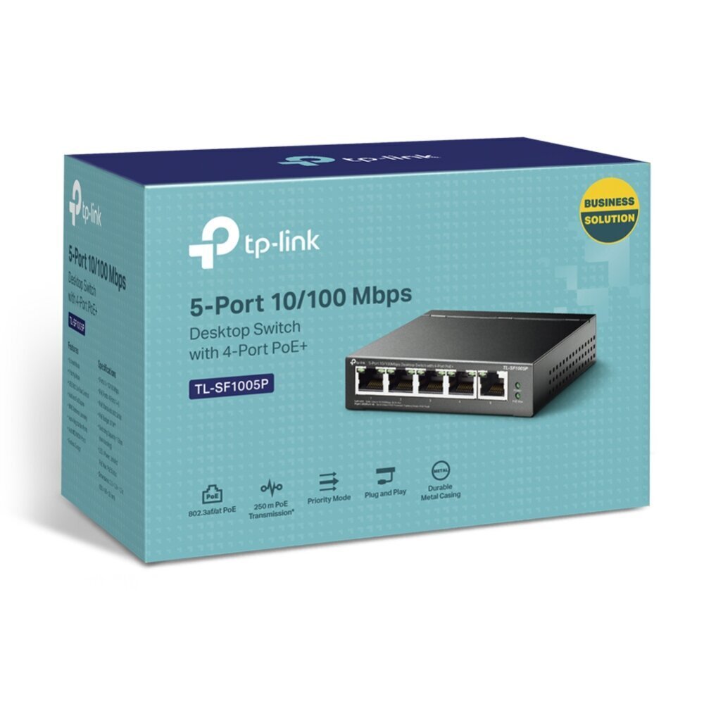 TP-LINK TL-SF1005P hinta ja tiedot | Verkkokytkimet | hobbyhall.fi