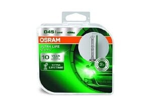 Auton polttimot Osram D4S Ultra Life 66440ULT-HCB 35W, 2 kpl. hinta ja tiedot | Polttimot | hobbyhall.fi