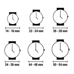 Unisex-kello Time Force (Ø 30 mm) S0326315 hinta ja tiedot | Miesten kellot | hobbyhall.fi