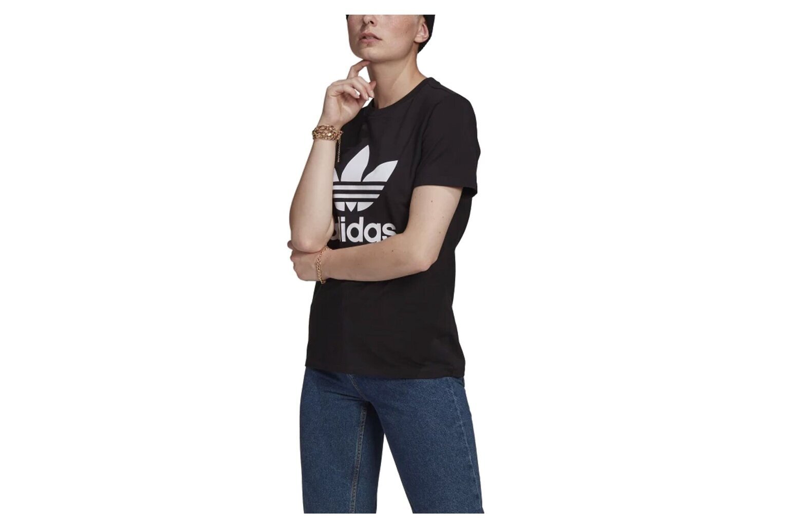 Trefoil tee adidas originals naiset black gn2896 hinta ja tiedot | Naisten urheiluvaatteet | hobbyhall.fi