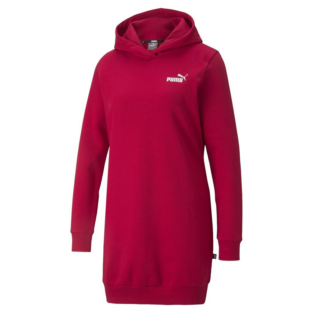 Puma Ess Hooded Dress, punainen hinta ja tiedot | Naisten hupparit, collegepaidat ja villapaidat | hobbyhall.fi