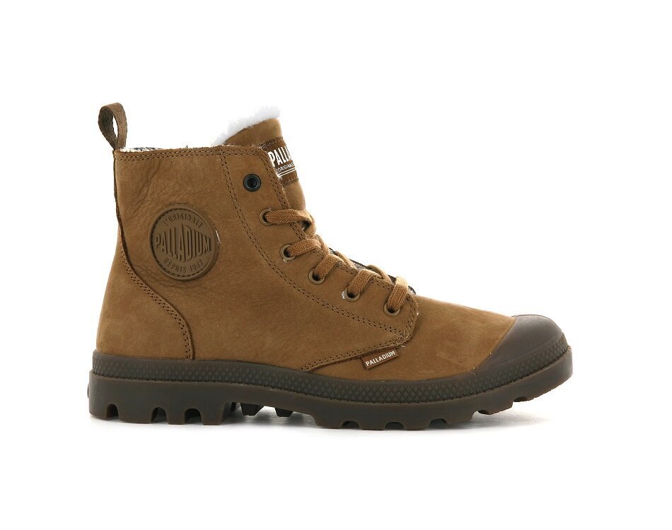 Puolisaappaat PALLADIUM Pampa Hi Zip Wl Mahogany PL 05982257 hinta ja tiedot | Miesten kengät | hobbyhall.fi