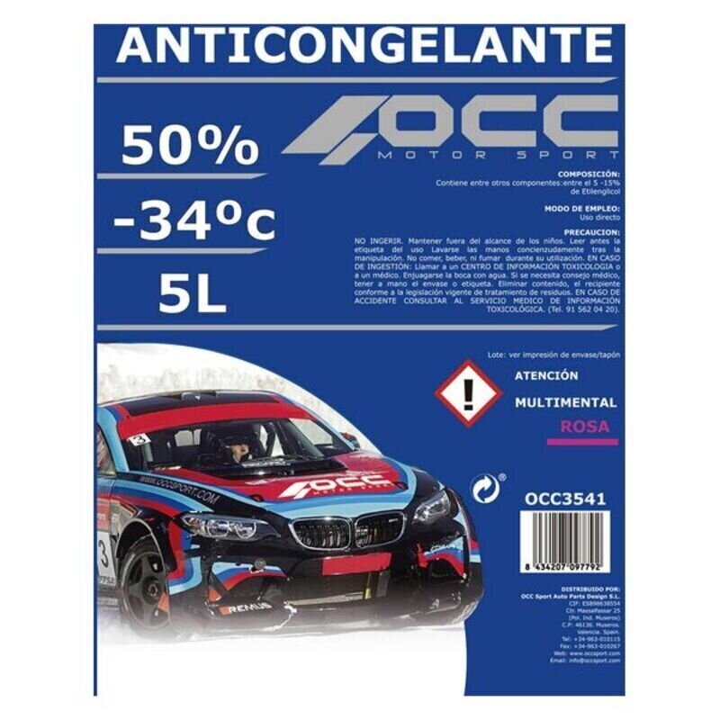 Pakkasneste OCC Motorsport, 5L hinta ja tiedot | Lasinpesunesteet ja jäähdytysnesteet | hobbyhall.fi