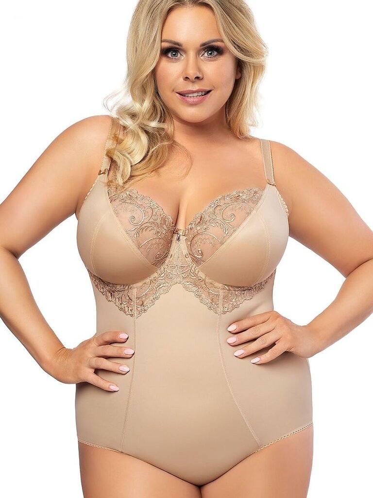 Gorsenia k356 gala body lady maxi shapewear kirjonta pehmeät kupit säädettävät eu, beige, 90c hinta ja tiedot | Muotoilevat alusvaatteet | hobbyhall.fi