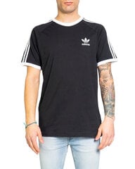 3 stripes tee adidas originals miehet black gn3495 hinta ja tiedot | Miesten T-paidat | hobbyhall.fi