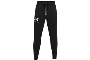 Miesten urheiluhousut Under Armour Rival Terry Joggers 1361642-001, musta hinta ja tiedot | Miesten urheiluvaatteet | hobbyhall.fi