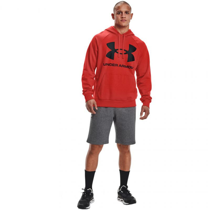 Miesten villapaita Under Armour Rival Fleece Big Logo HD Sweatshirt M 1357093 839, punainen hinta ja tiedot | Miesten puserot ja hupparit | hobbyhall.fi