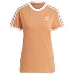 Naisten t-paita Adidas Adicolor Classics 3 Stripes Tee W GN2916, oranssi hinta ja tiedot | Naisten T-paidat | hobbyhall.fi