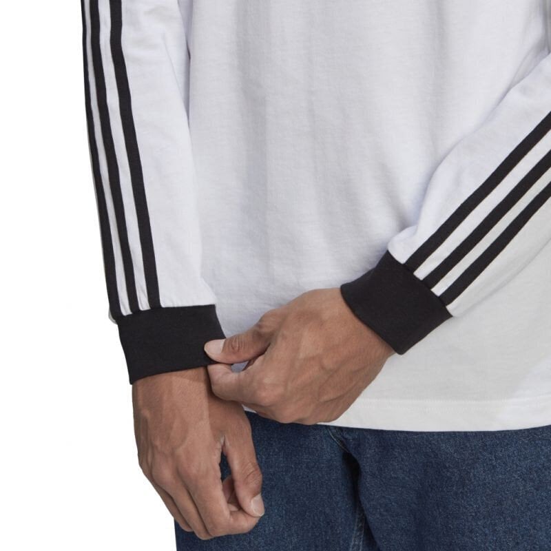 3 stripes ls t adidas originals miehet white gn3477 hinta ja tiedot | Miesten T-paidat | hobbyhall.fi