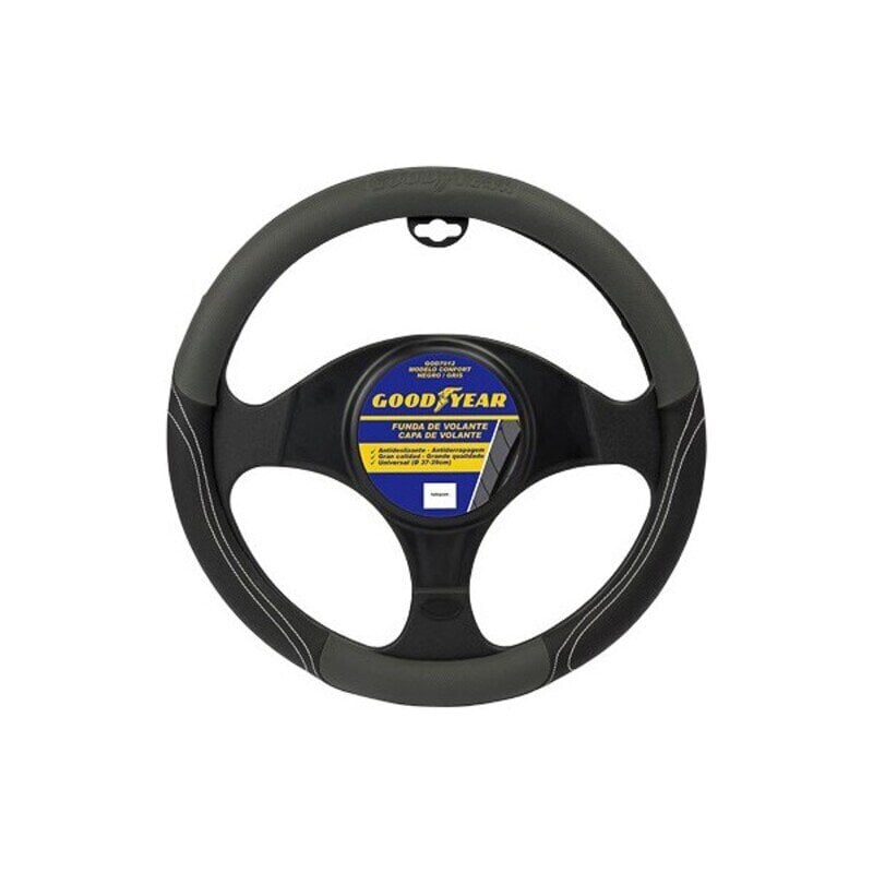 Ohjauspyörän suojus Goodyear GOD7012 Confort Universal (Ø 37 - 39 cm) hinta ja tiedot | Lisätarvikkeet autoiluun | hobbyhall.fi