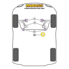 Äänetön lohko Powerflex PFF50-306 hinta ja tiedot | Lisätarvikkeet autoiluun | hobbyhall.fi