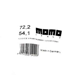 Keskitysrenkaat Momo MOMCENT4PC72541 4 kpl CB 72.2 CB 54.1 hinta ja tiedot | Lisätarvikkeet autoiluun | hobbyhall.fi