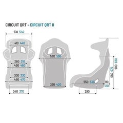 Turvaistuin Sparco Circuit Qrt Fia 8855-1999 hinta ja tiedot | Lisätarvikkeet autoiluun | hobbyhall.fi