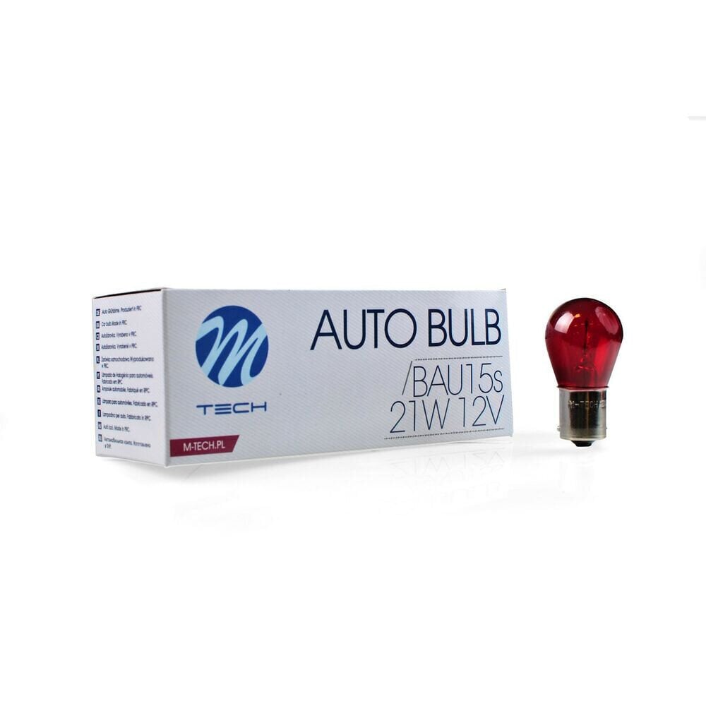 Autovalo M-Tech Z59 BAU15S Punainen 12 V 10 kpl hinta ja tiedot | Polttimot | hobbyhall.fi