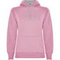 Naisten huppari kaksisävyisellä hupulla URBAN WOMAN LIGHT PINK/GREY hinta ja tiedot | Naisten neulepuserot | hobbyhall.fi