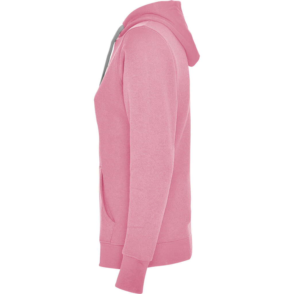 Naisten huppari kaksisävyisellä hupulla URBAN WOMAN LIGHT PINK/GREY hinta ja tiedot | Naisten neulepuserot | hobbyhall.fi