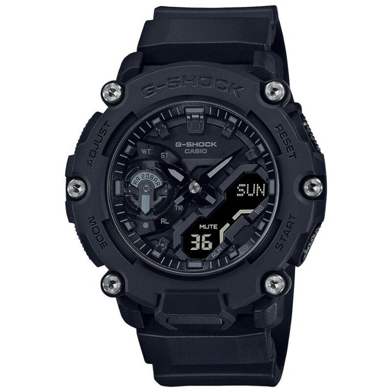 Miesten kello Casio G-Shock alkuperäinen Carbon Core Guard GA-2200BB-1AER hinta ja tiedot | Miesten kellot | hobbyhall.fi