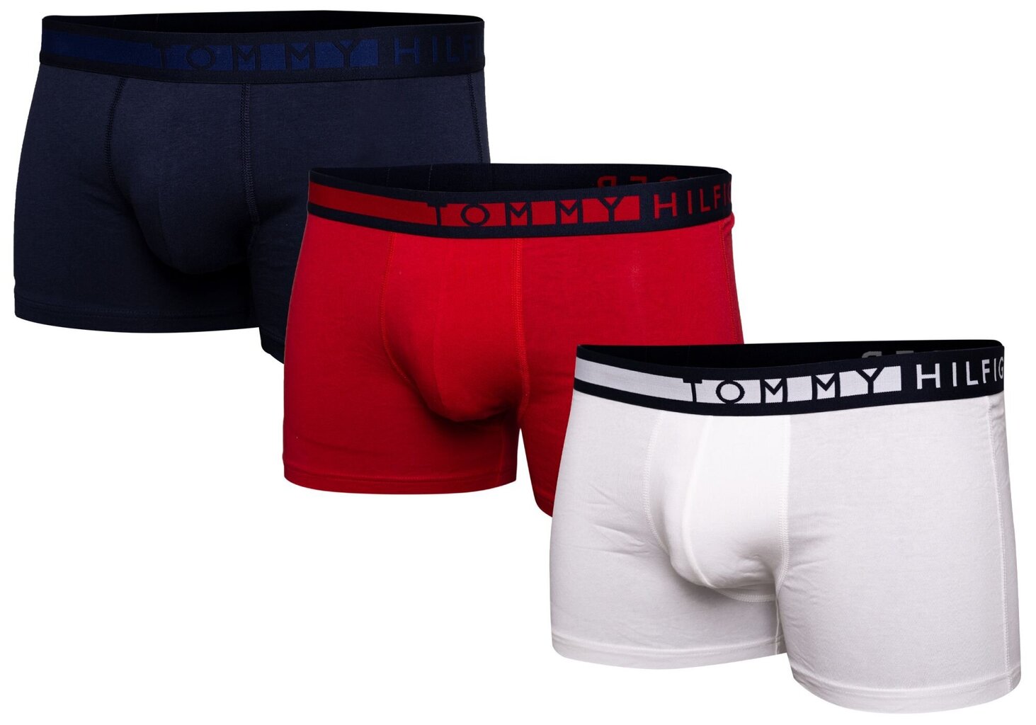 Nyrkkeilijät TOMMY HILFIGER 3 Pack UM0UM01234 hinta ja tiedot | Miesten alushousut | hobbyhall.fi