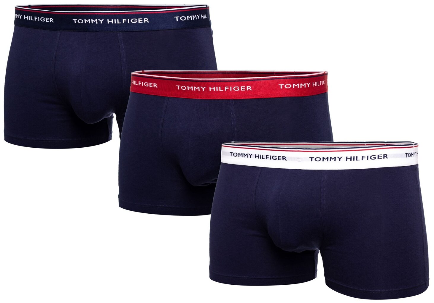 Nyrkkeilijät TOMMY HILFIGER 3 Pack 1U87903842 hinta ja tiedot | Miesten alushousut | hobbyhall.fi