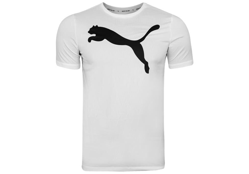 Puma T-paita Active Big Logo T White 586724 02 hinta ja tiedot | Miesten T-paidat | hobbyhall.fi