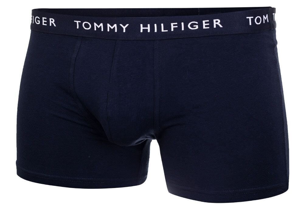 Nyrkkeilijät TOMMY HILFIGER White Blue Red UM0UM022030WS hinta ja tiedot | Miesten alushousut | hobbyhall.fi