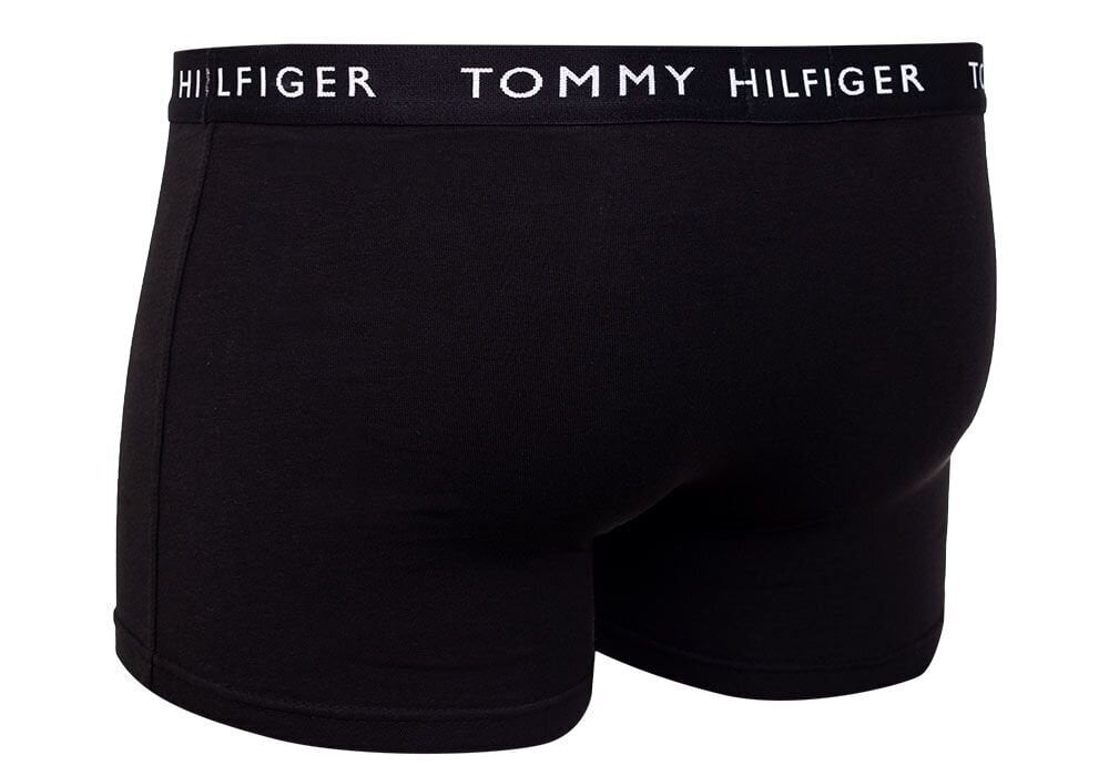 Nyrkkeilijät TOMMY HILFIGER Essential Logo Waistband 3 pack UM0UM022030VI hinta ja tiedot | Miesten alushousut | hobbyhall.fi