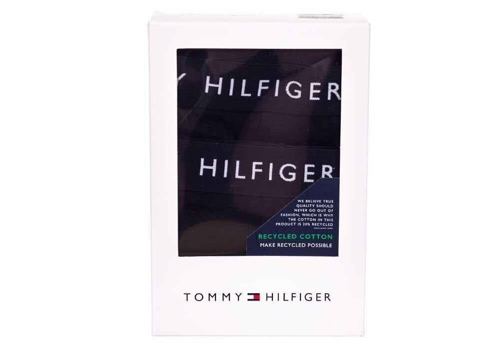 Nyrkkeilijät TOMMY HILFIGER Essential Logo Waistband 3 pack UM0UM022030VI hinta ja tiedot | Miesten alushousut | hobbyhall.fi