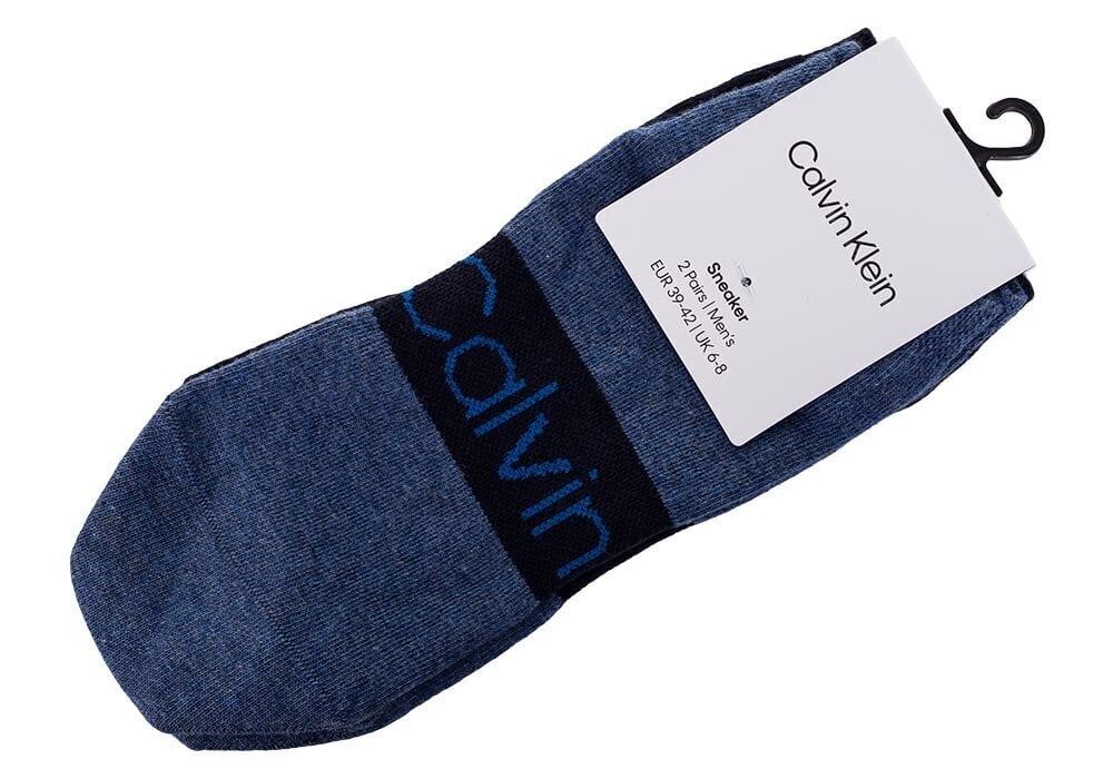 Ck men sneaker 2p logo ribbon calvin klein miehet navy 701218712004 hinta ja tiedot | Miesten sukat | hobbyhall.fi