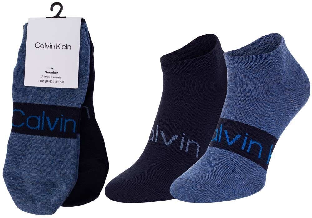 Ck men sneaker 2p logo ribbon calvin klein miehet navy 701218712004 hinta ja tiedot | Miesten sukat | hobbyhall.fi