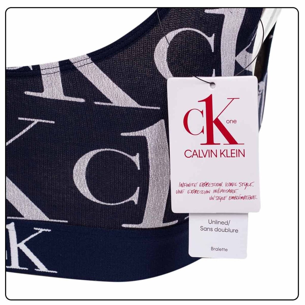 Naisten rintaliivit Calvin Klein VUORIMATTOMAT REMEKIRATETTI, TUMMANSININEN 000QF6669E V7B 40606 hinta ja tiedot | Rintaliivit | hobbyhall.fi