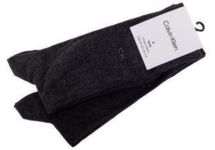 Sukat CALVIN KLEIN Dark Grey Melange 2 Pck 701218631-002 hinta ja tiedot | Miesten sukat | hobbyhall.fi