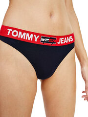 Alusvaatteet TOMMY HILFIGER Contrast Waistband Logo Thong Desert Sky UW0UW02823DW5 hinta ja tiedot | Naisten alushousut | hobbyhall.fi