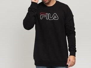 Liam crew sweat fila miehet black 687139002 hinta ja tiedot | Miesten puserot ja hupparit | hobbyhall.fi