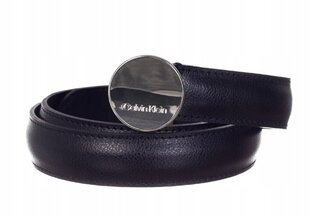 Naisten vyö Calvin Klein CK LUXE BELT 25 mm, musta K60K608480 BAX 38020 hinta ja tiedot | Naisten vyöt | hobbyhall.fi