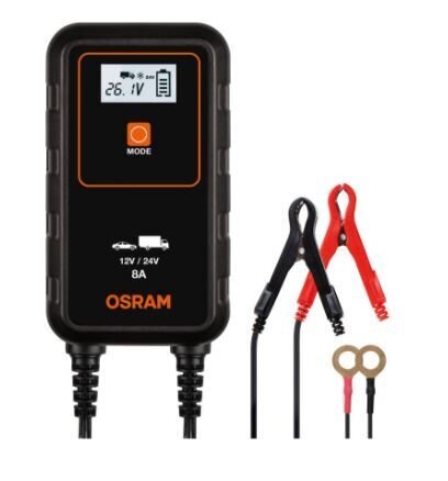 Osram akun latauslaite 908 8A 12/24V hinta ja tiedot | Auton akkulaturit | hobbyhall.fi