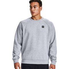 Miesten villapaita Under Armour Rival Fleece Crew M 1357096 011, harmaa hinta ja tiedot | Miesten puserot ja hupparit | hobbyhall.fi