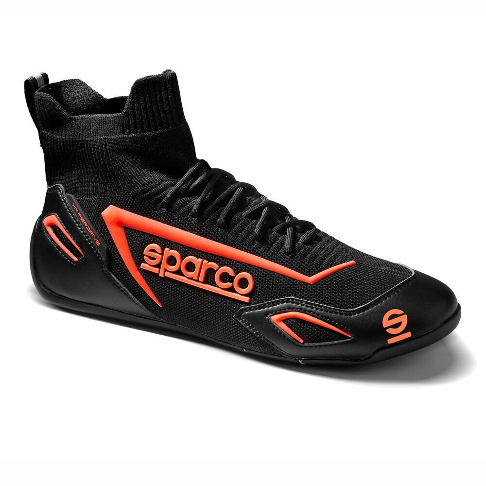 Kilpakengät Sparco HYPERDRIVE Black Orange Talla 42 hinta ja tiedot | Moottoripyöräilysaappaat | hobbyhall.fi